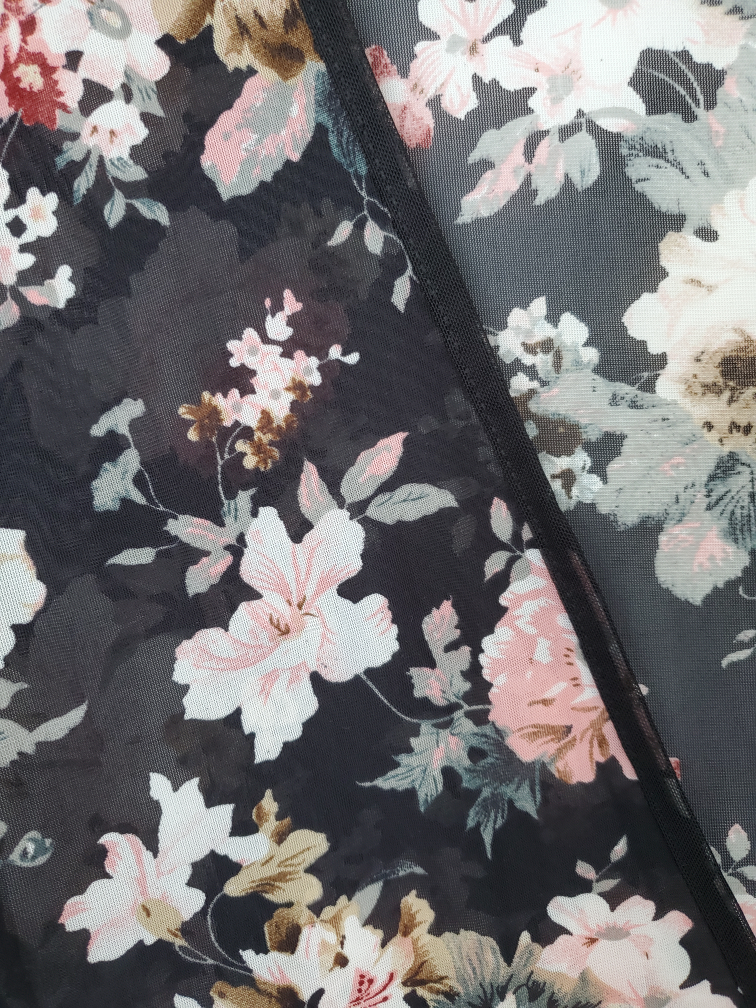 Black Floral Cardigan - photo 3