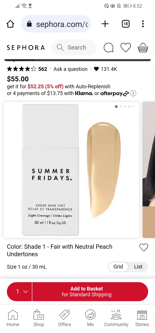 Summer Fridays Skin Tint image indicator(3)
