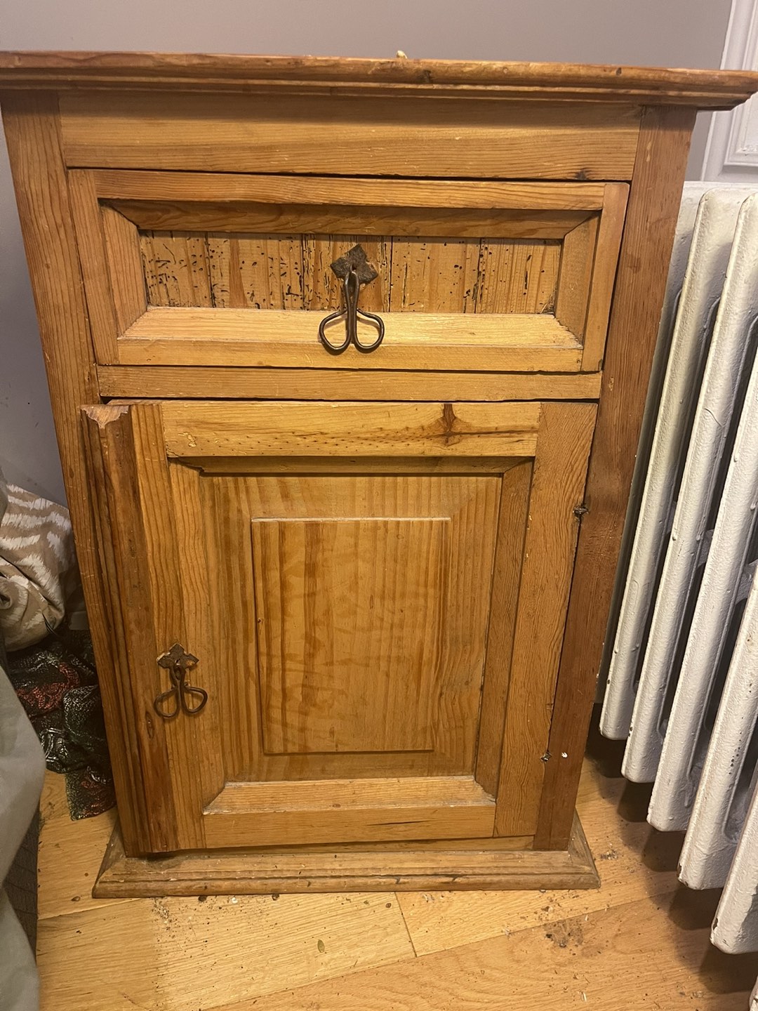 Wooden antique side table