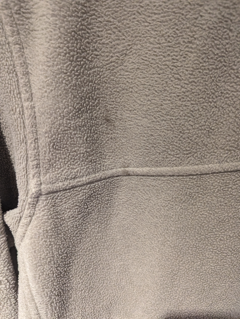 Columbia gray fleece jacket mens Small S #freecycle - photo 4