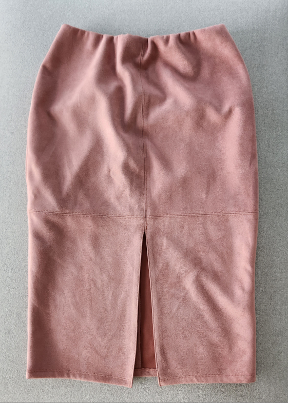 Pink Suede Skirt in Small image indicator(2)