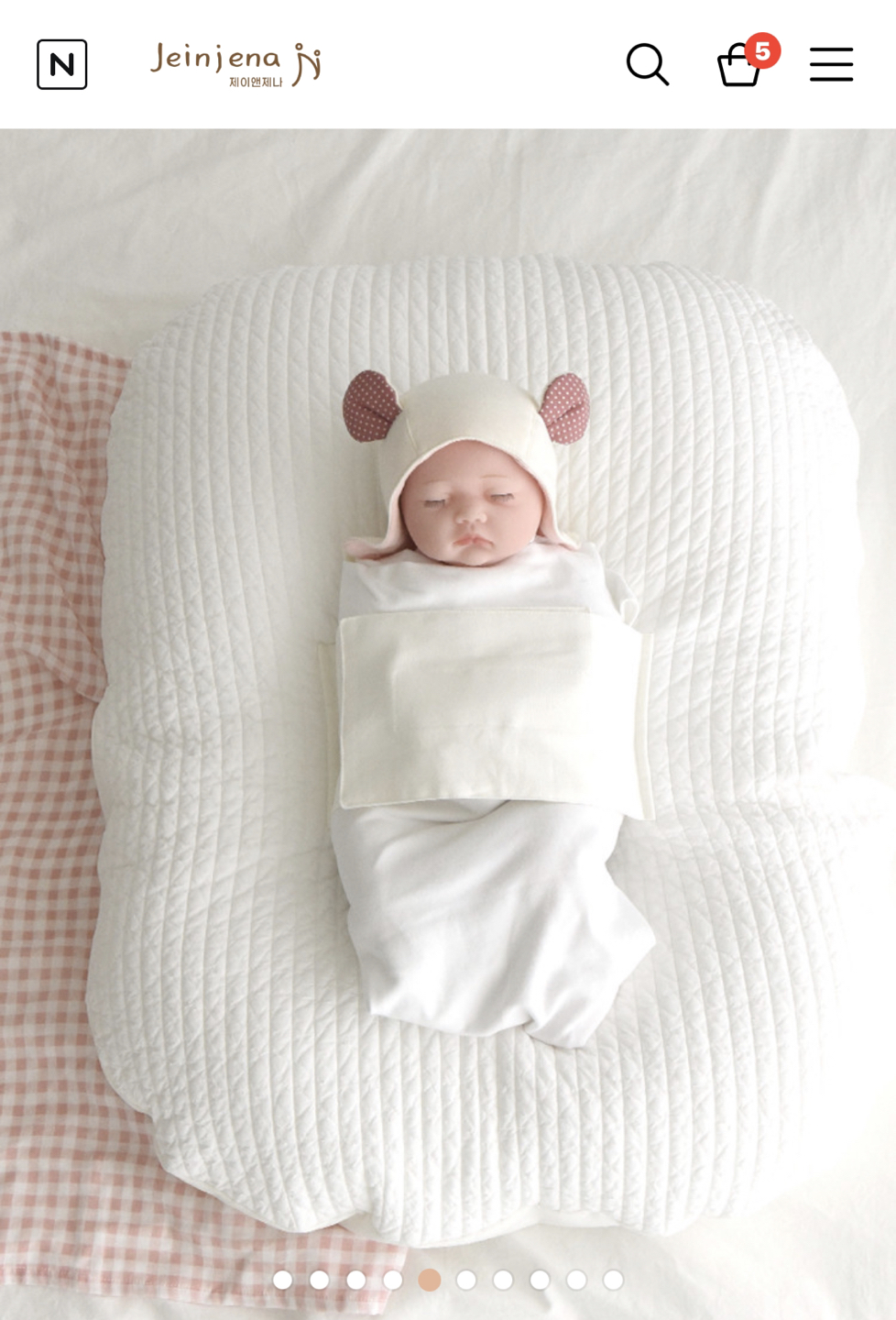 Jeinjena baby Neonatal Reflux Prevention Cushion