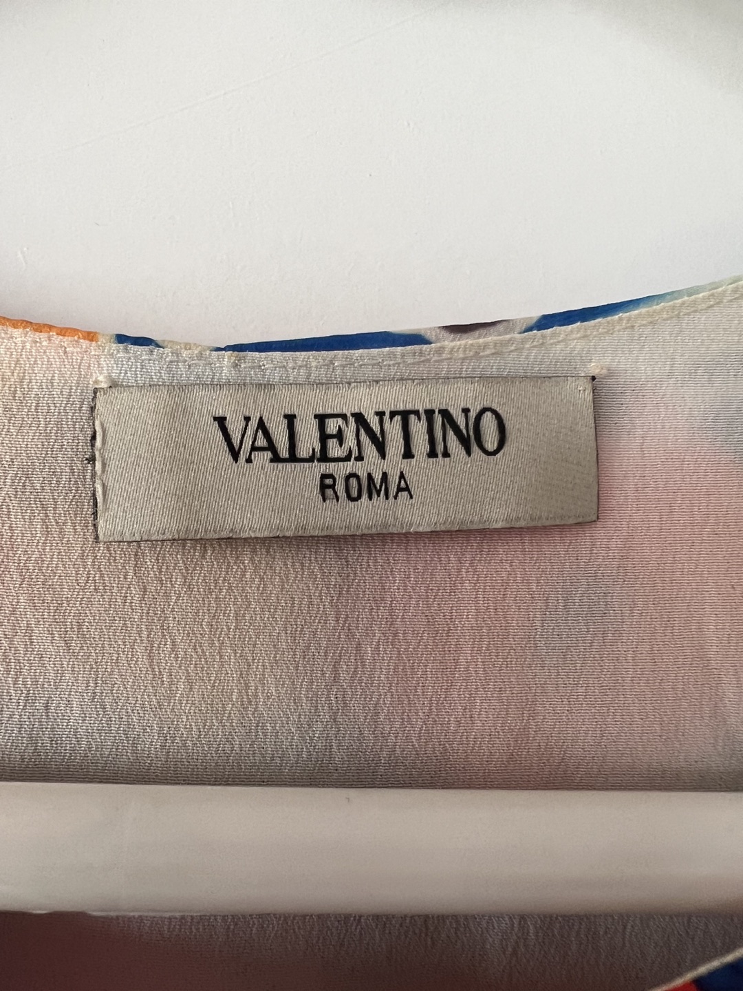 Valentino mini dress with stripes and flower print image indicator(5)