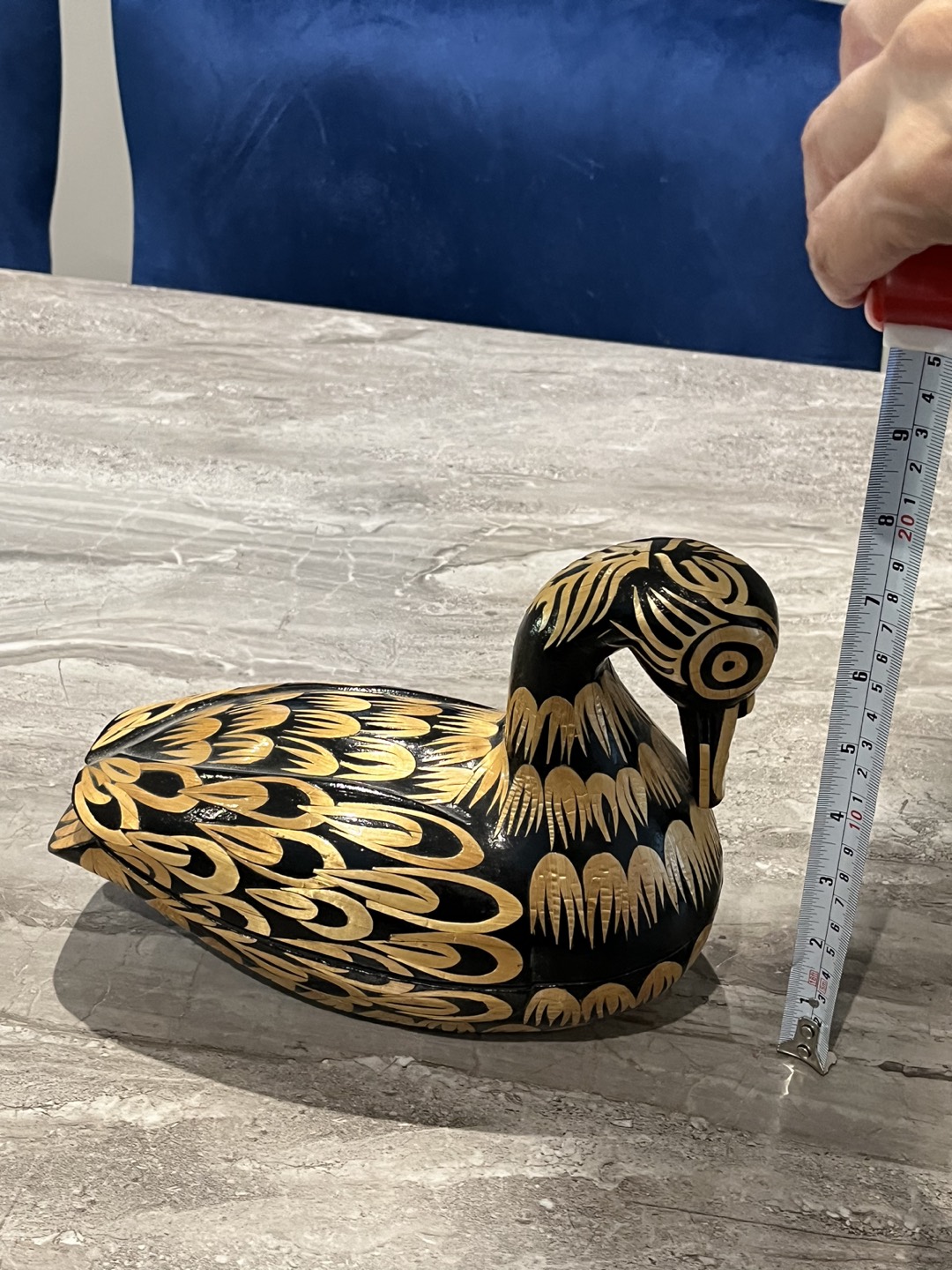 Vintage & rare collectible wooden duck box from Columbia image indicator(7)