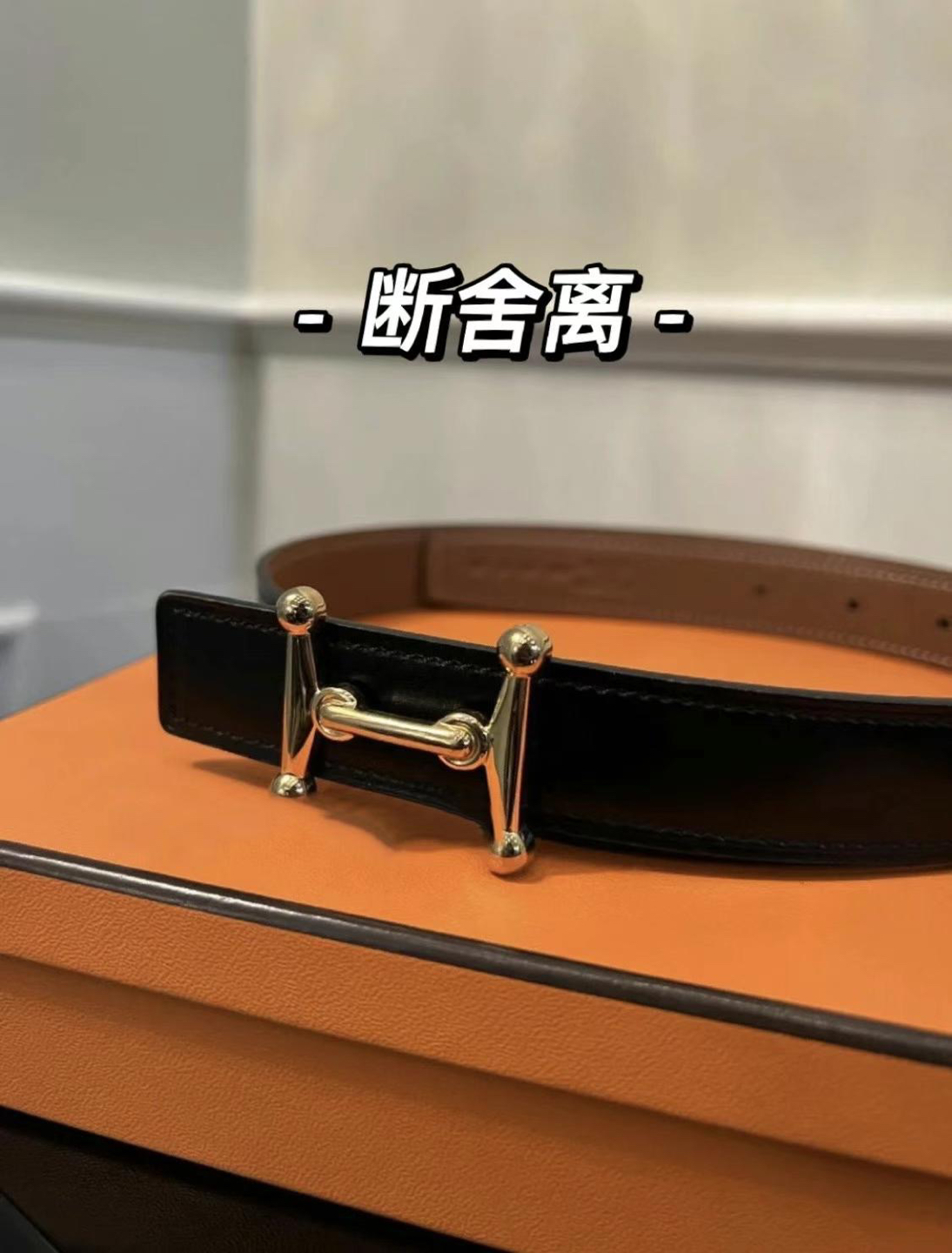 Authentic Hermes MORS H BELT thumbnail