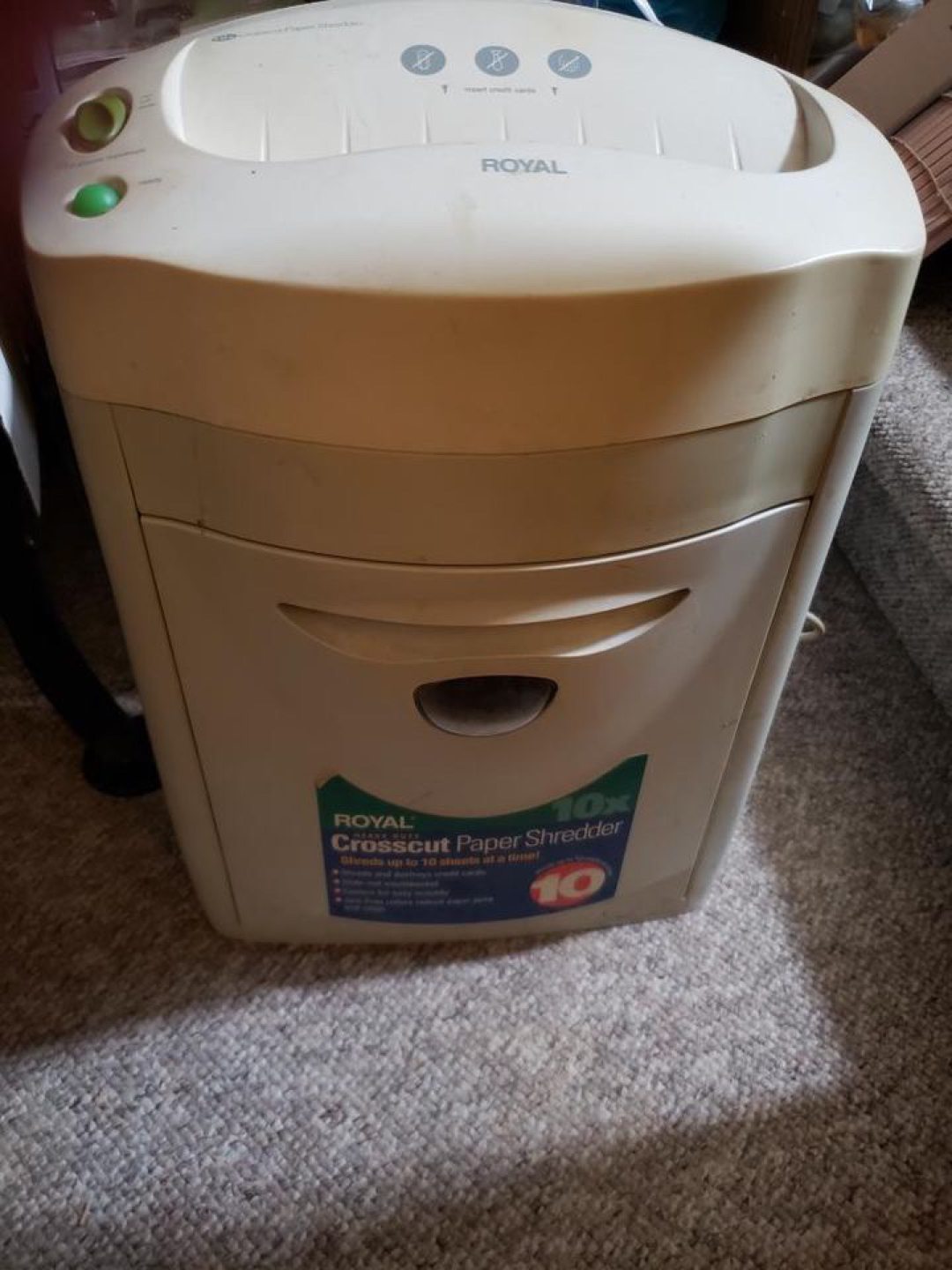 Free paper shredder. thumbnail