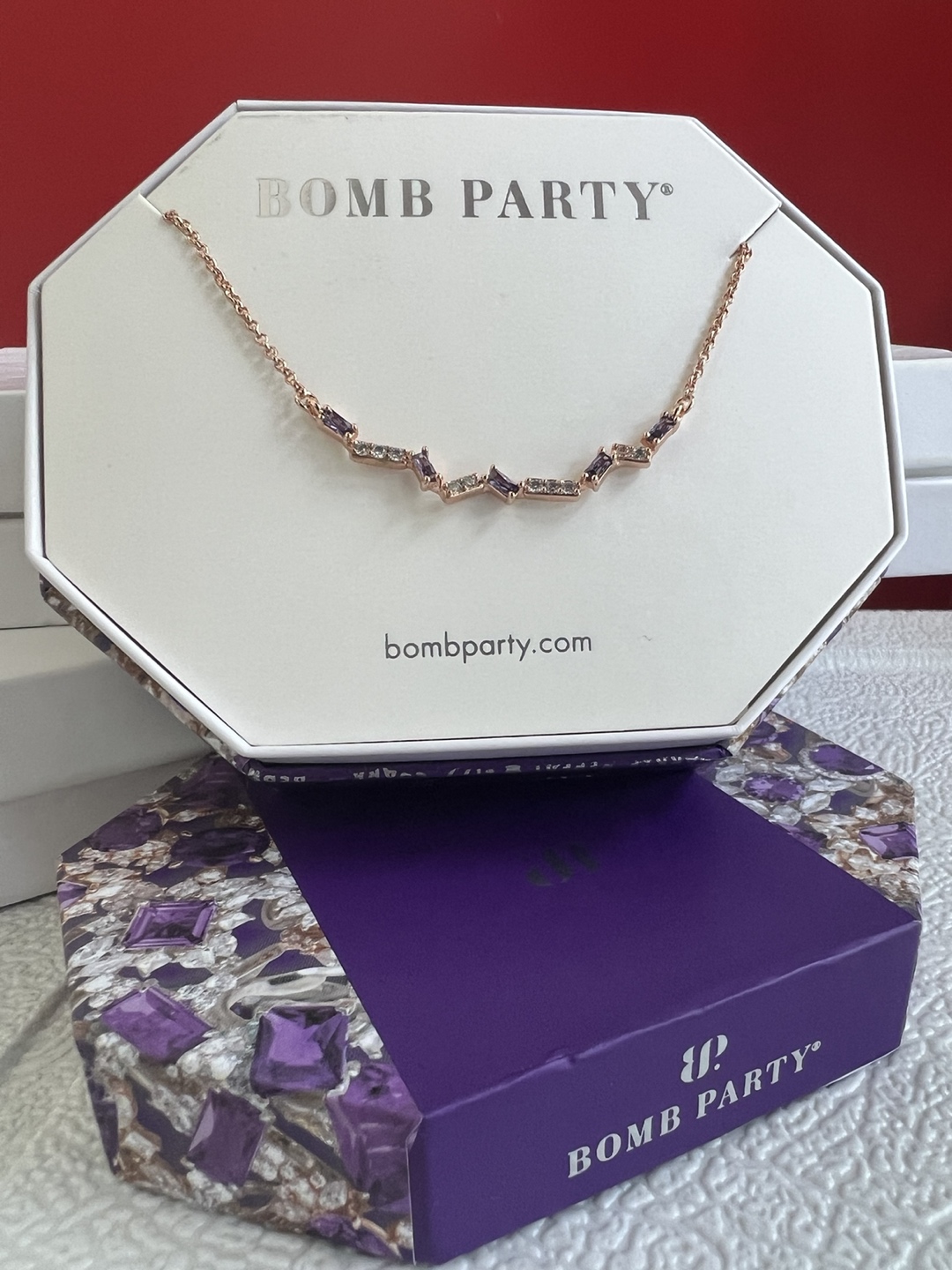 BP Amethyst Necklace - Taylor Swift inspired image indicator(2)