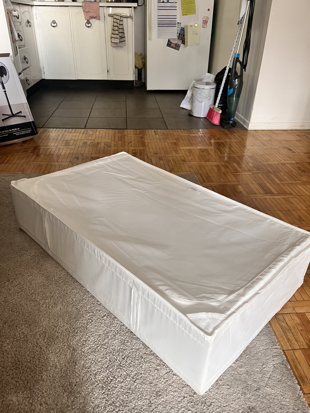 IKEA storage closet – under bed closet