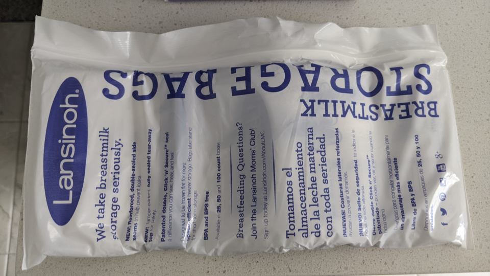 lansinoh breastmilk storage bags - photo 3