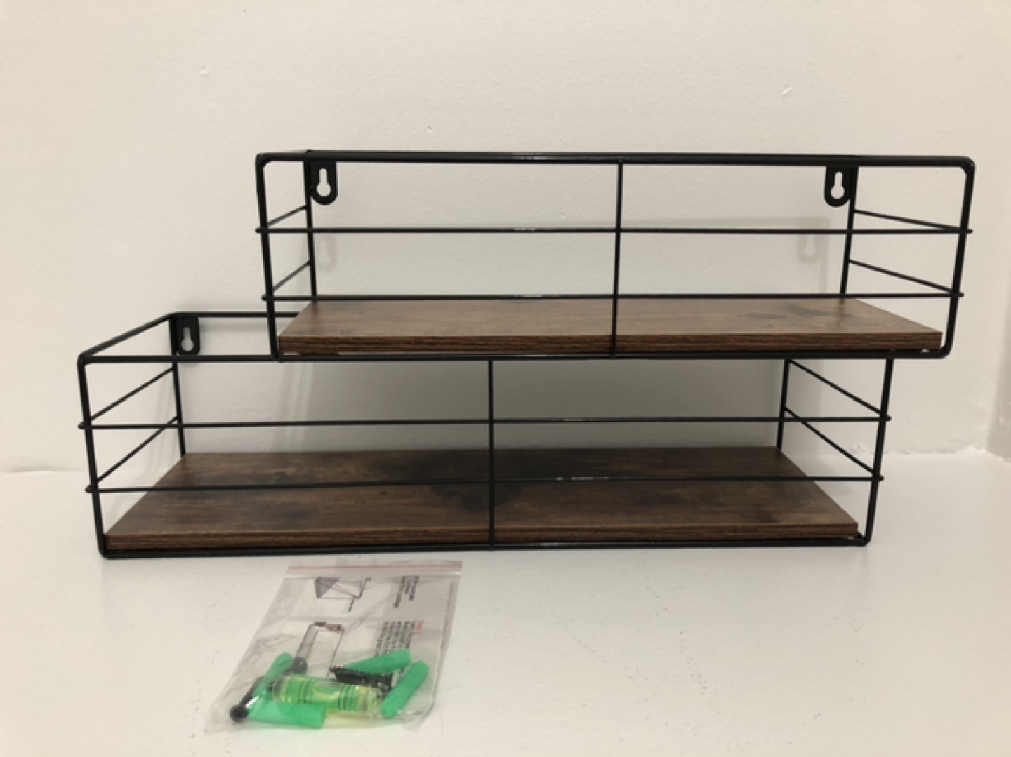 BRAND NEW wall decorative hanging wood shelves@downtown thumbnail