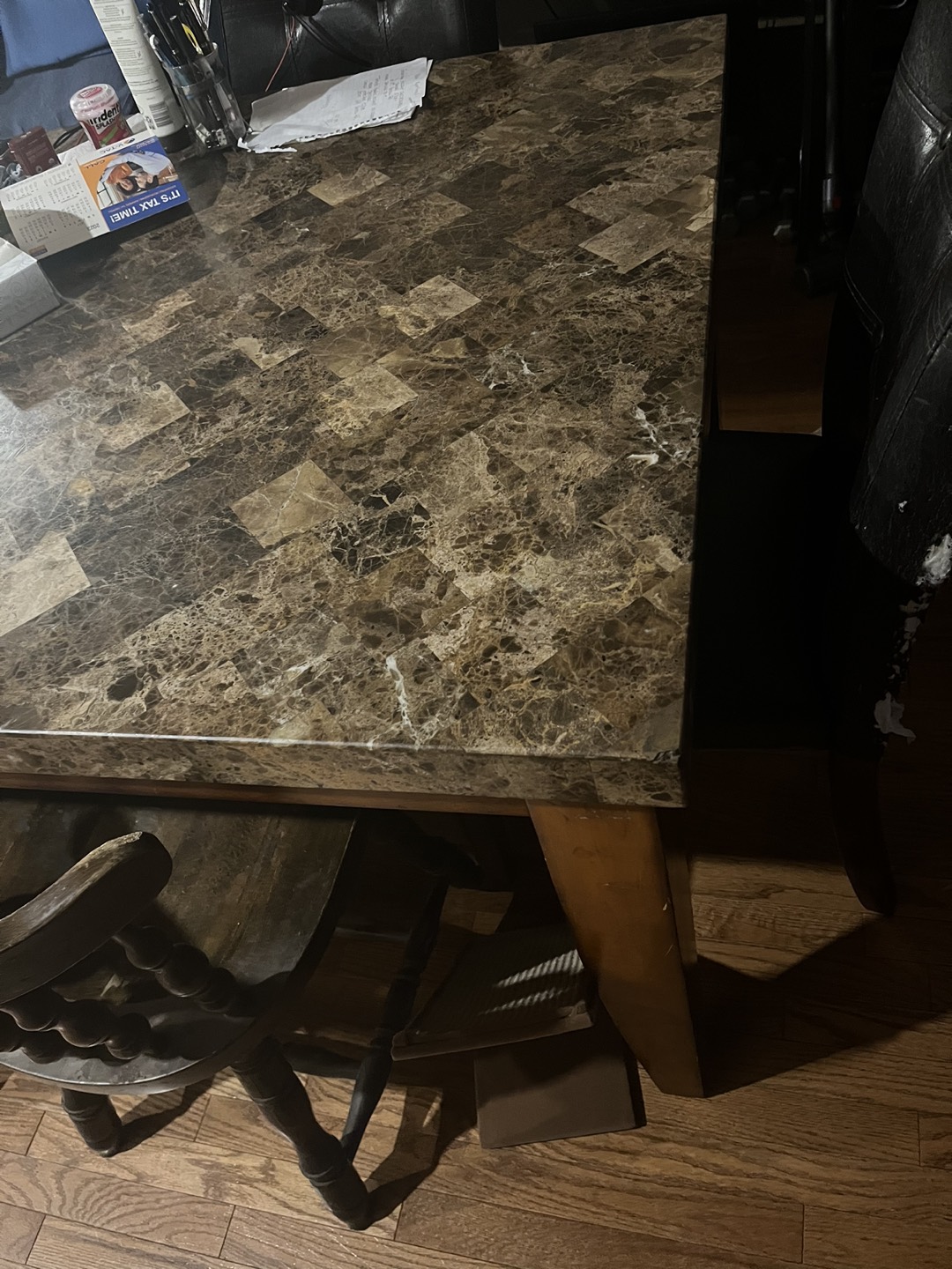 *** FREE***Dining Table - Marble/Granite image indicator(6)