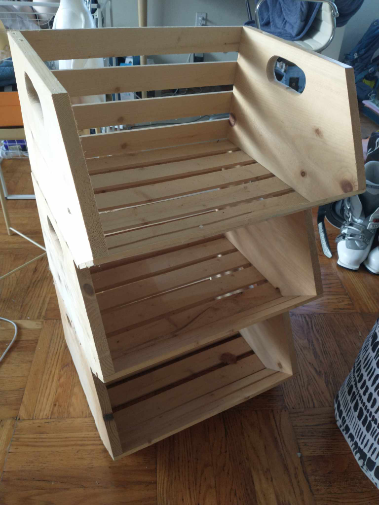 Wood Shelf Storage malleable