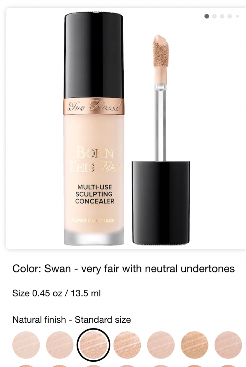 Too Faced-Born This Way Concealer- Swan
