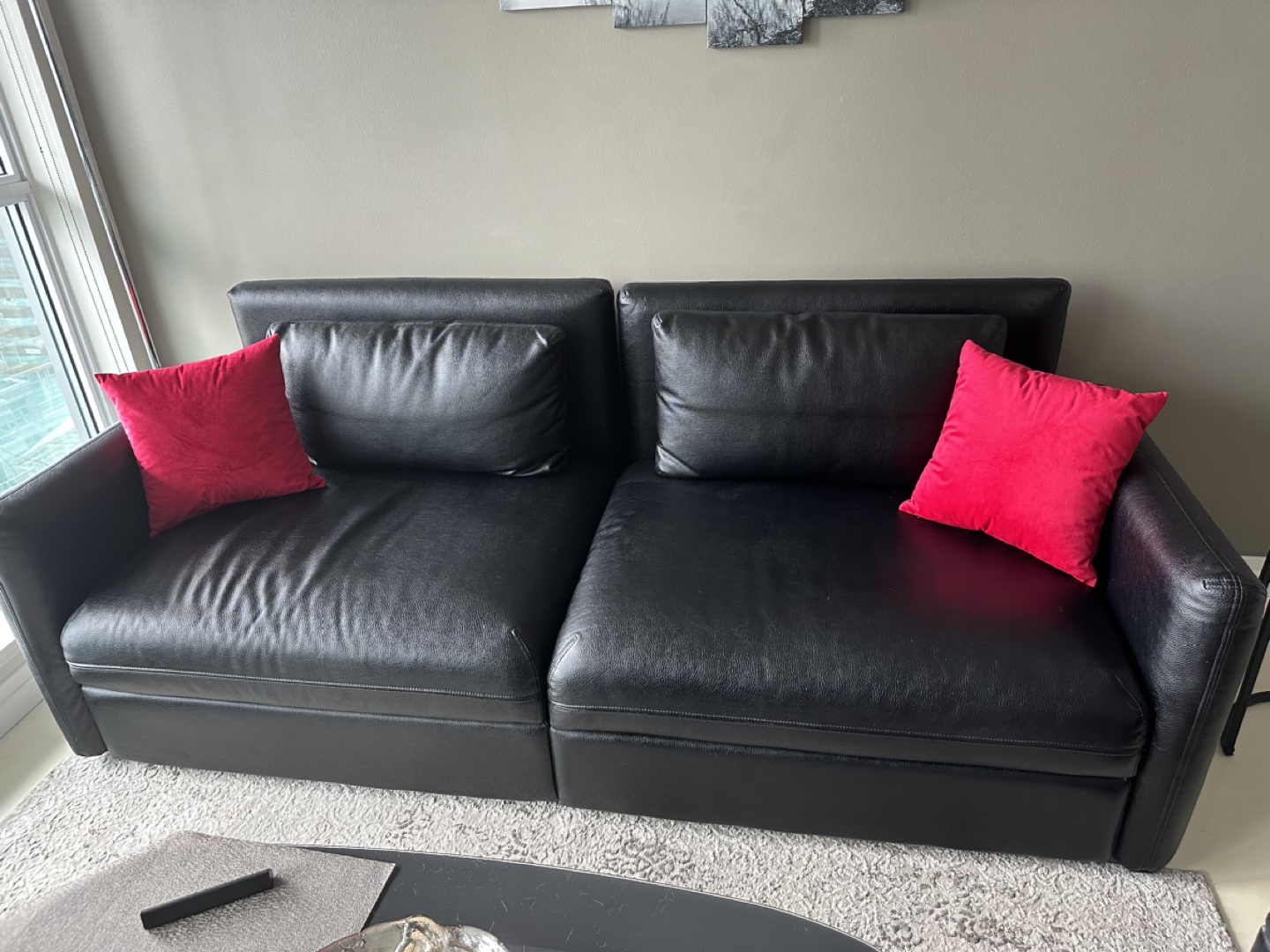 Leather sofa - photo 3