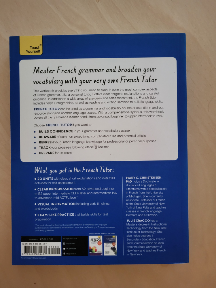 French Grammar and Vocabulary Workbook image indicator(2)