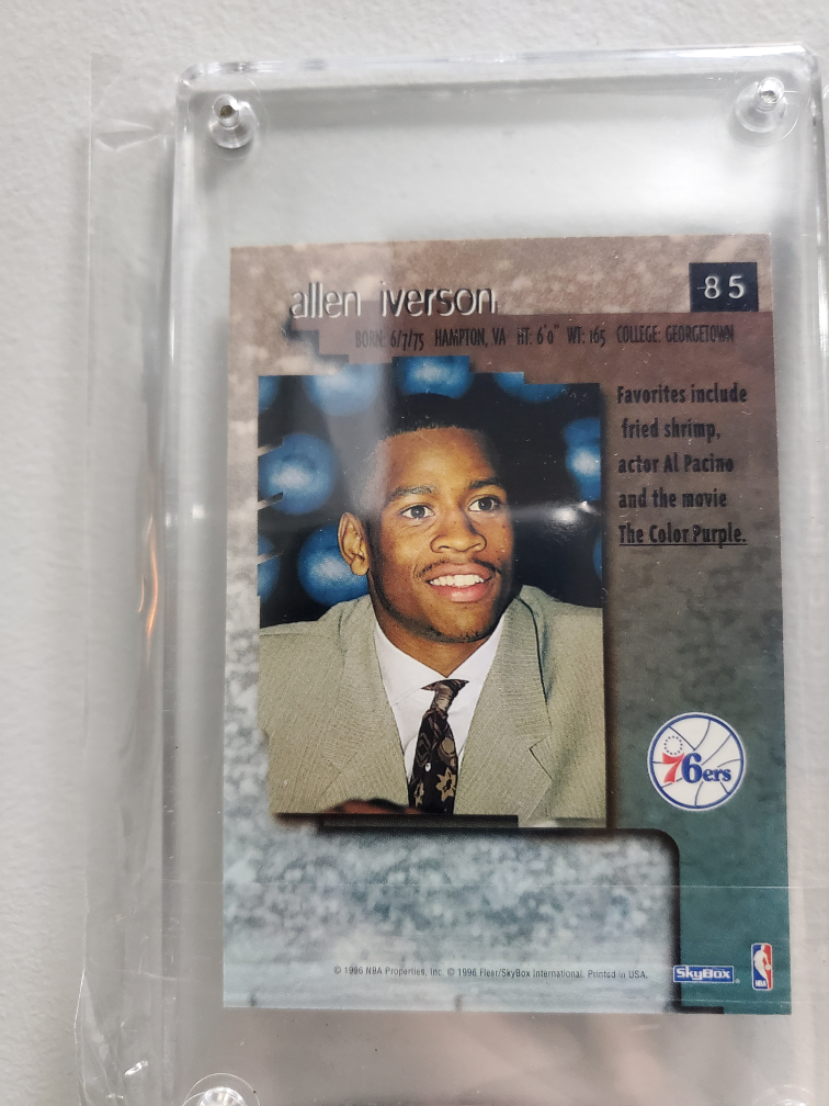 Allen Iverson ("A.I.", "The Answer") Rookie Card image indicator(2)