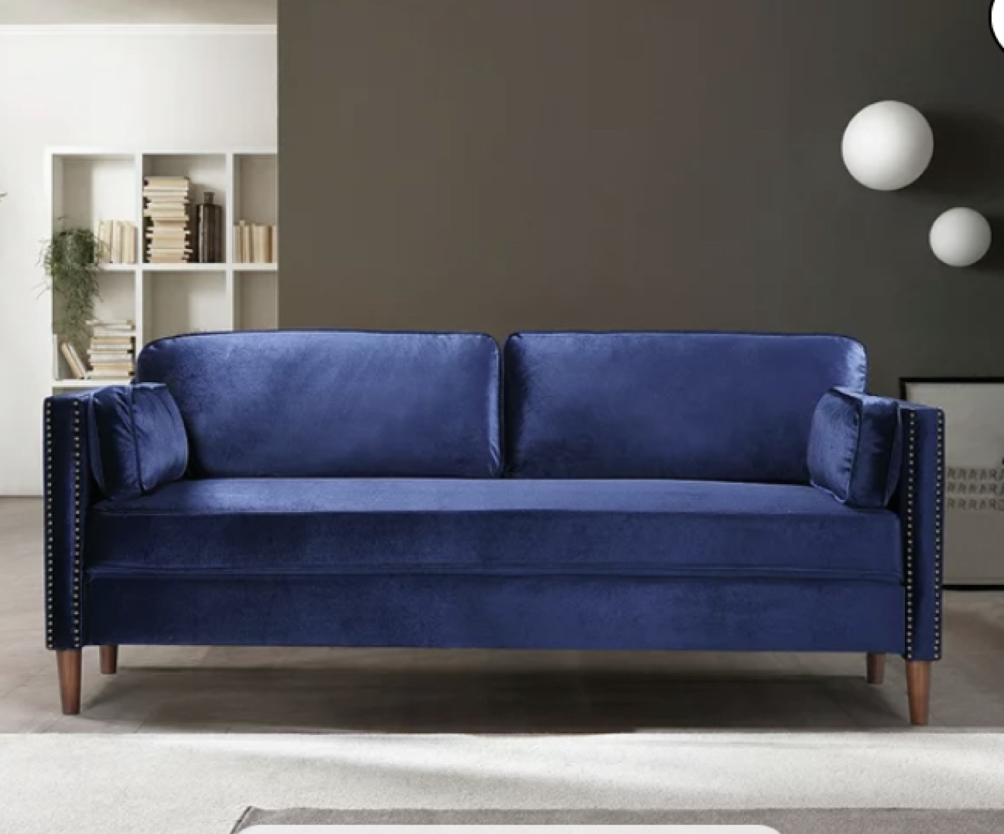 Blue couch