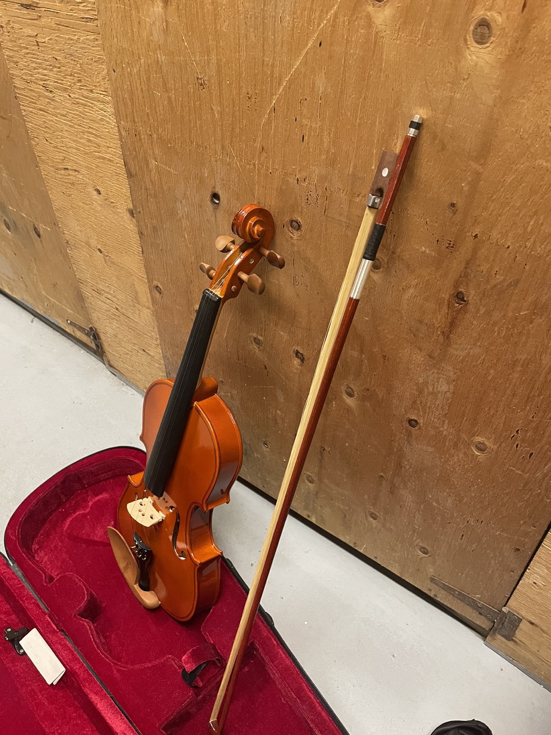 Violin with case - photo 4