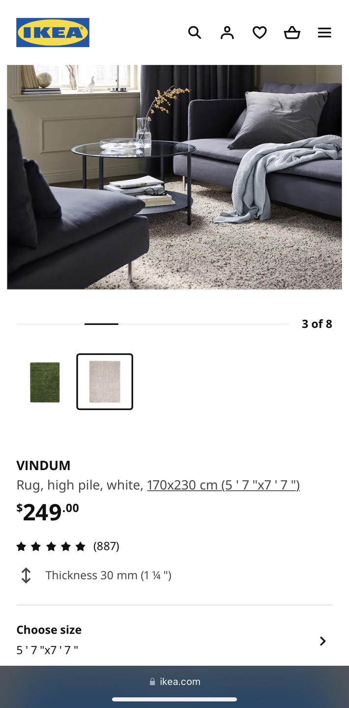 Area Rug from IKEA - Vindum - photo 5