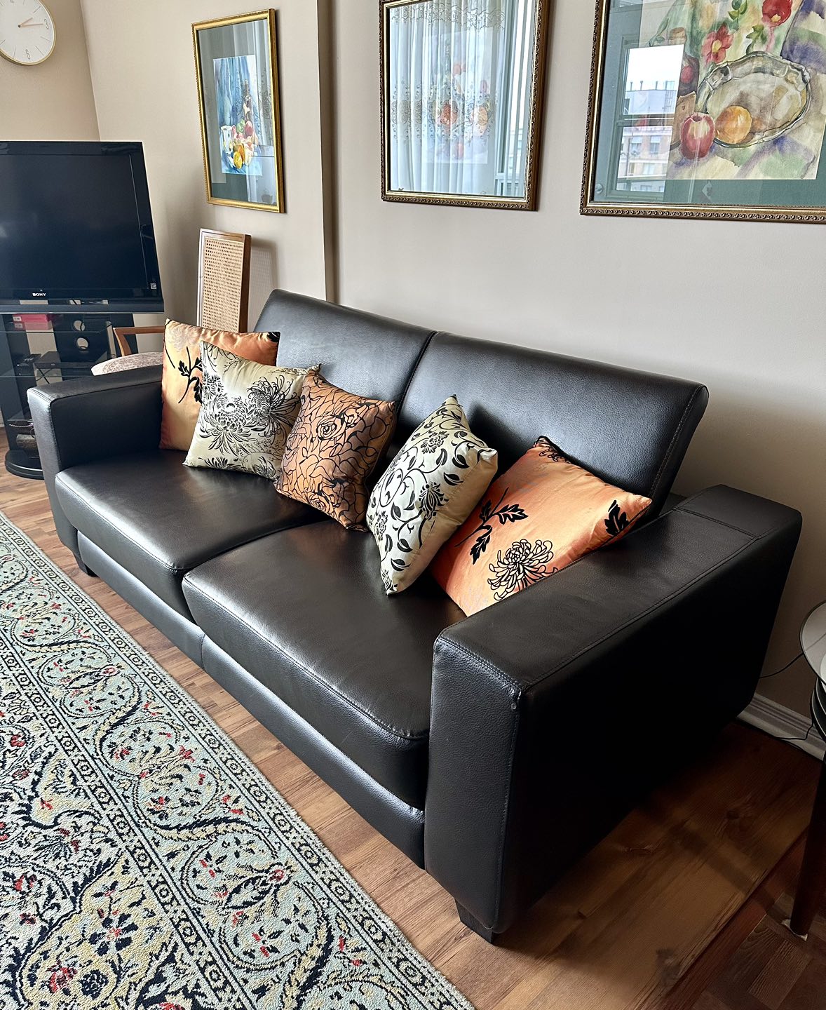 European Style Leather Sofa