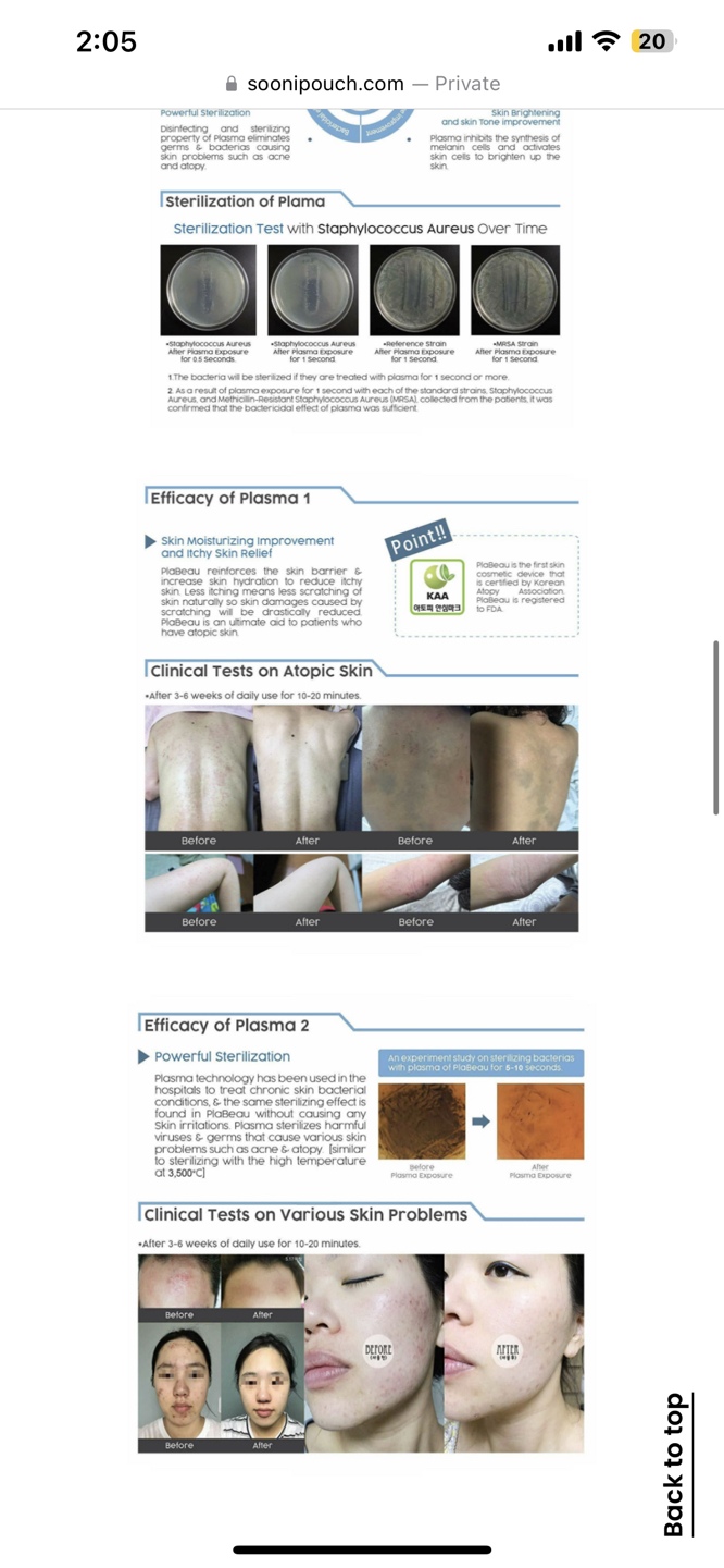 [FDA approved] Beauty device for eczema, skin tightening etc image indicator(3)