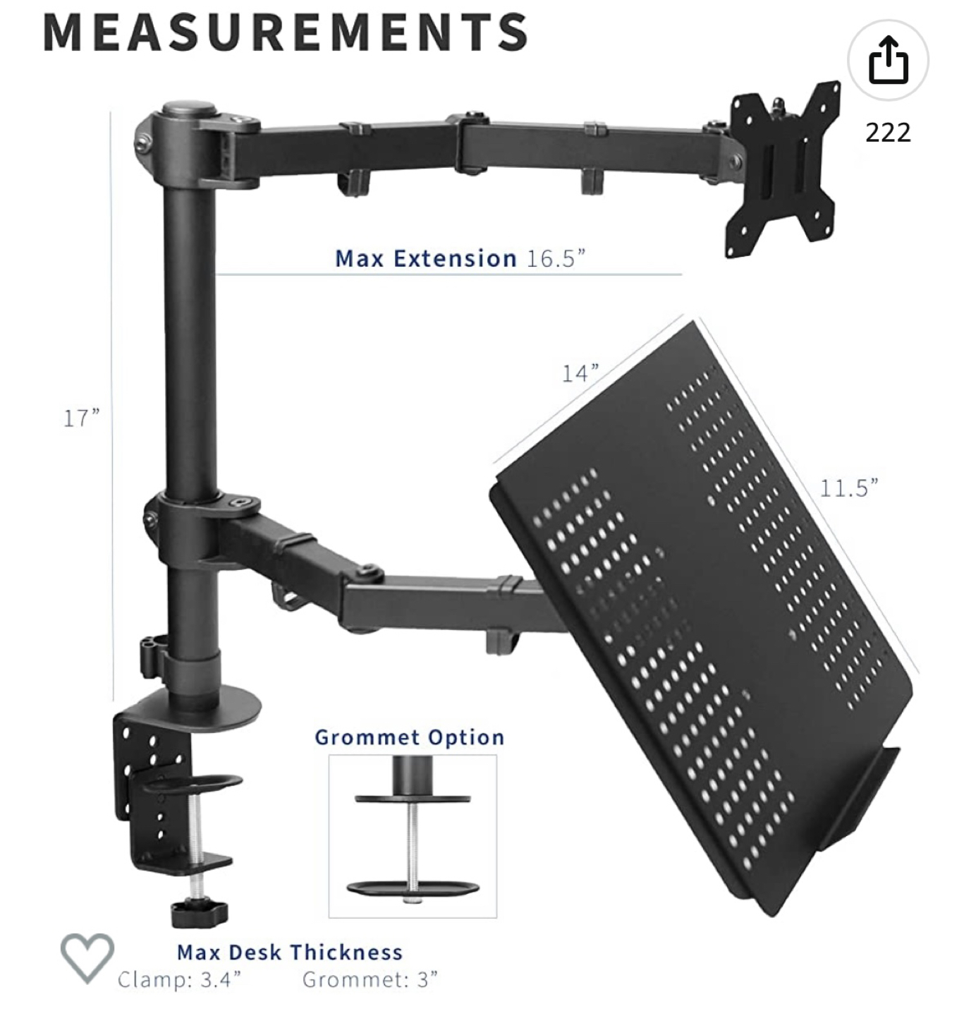 Samsung Monitor and Desk Mount - photo 3
