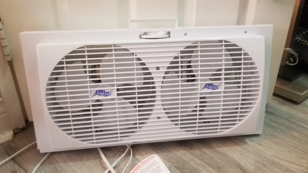 brand new in box -- 9" twin window fan - photo 4