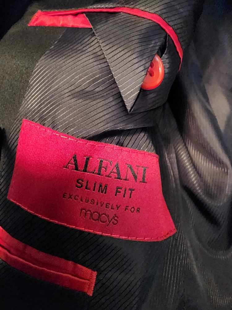 Men's Alfani Blazer Slim Fit 38R Black image indicator(5)