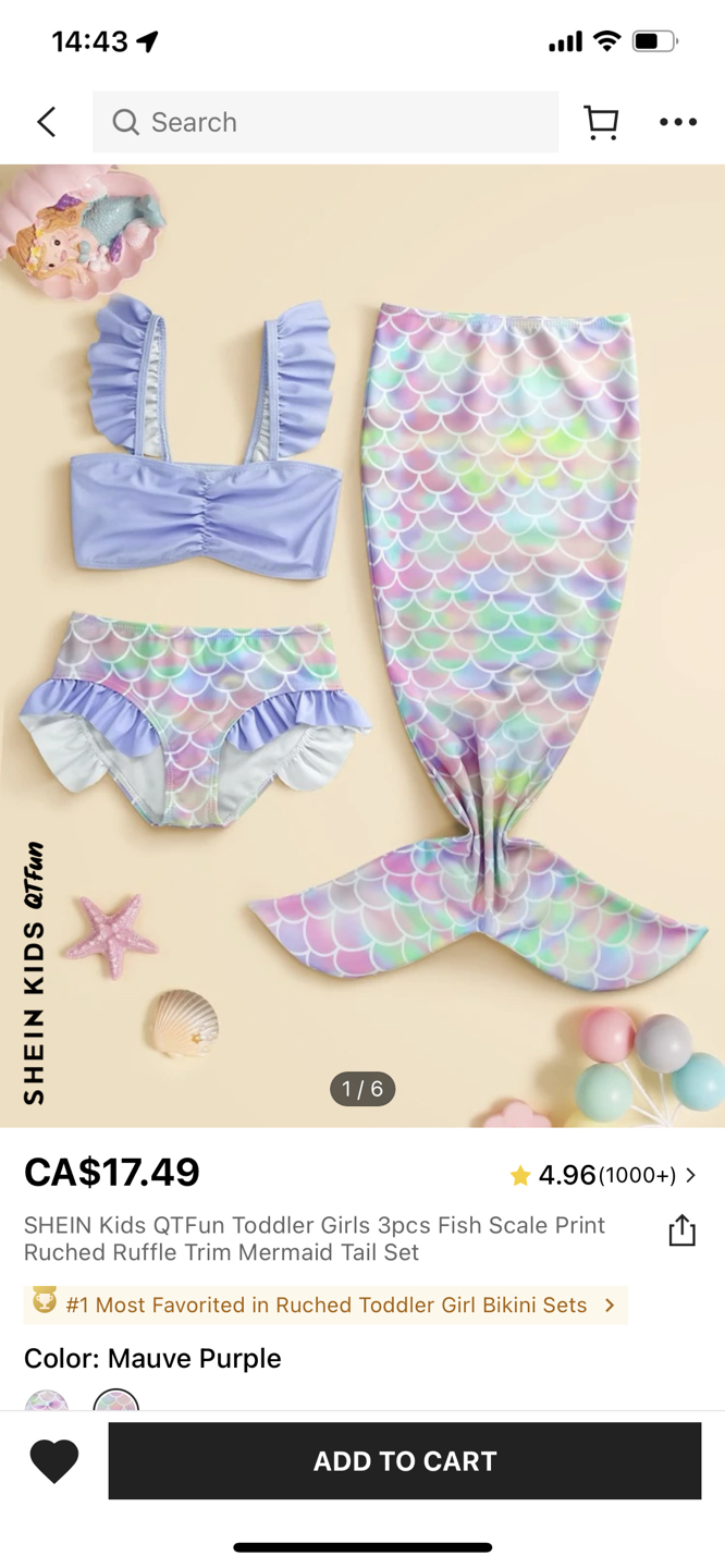 Mermaid beach wear thumbnail