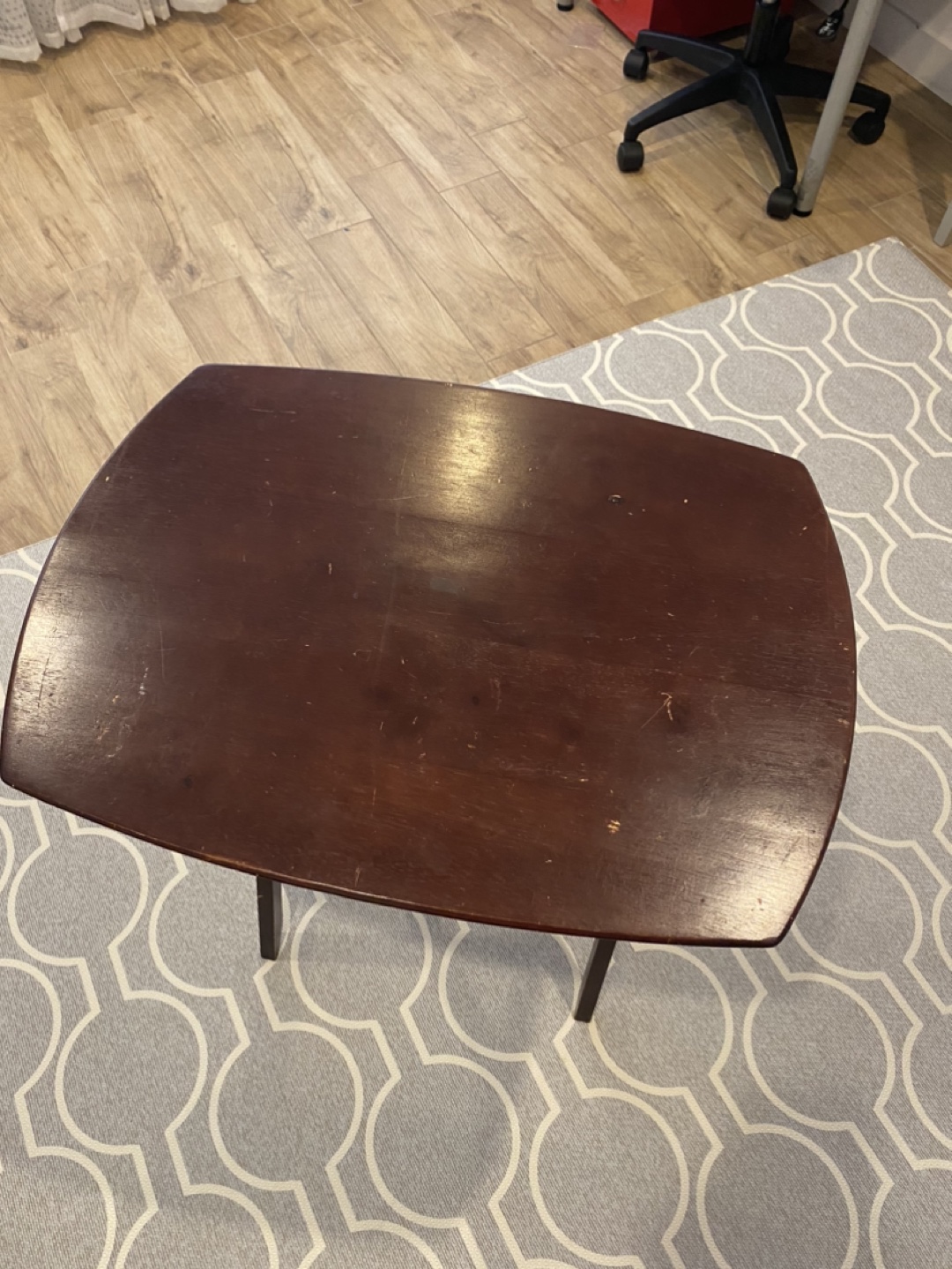 Side table (wooden foldable side table) 💰 - photo 2
