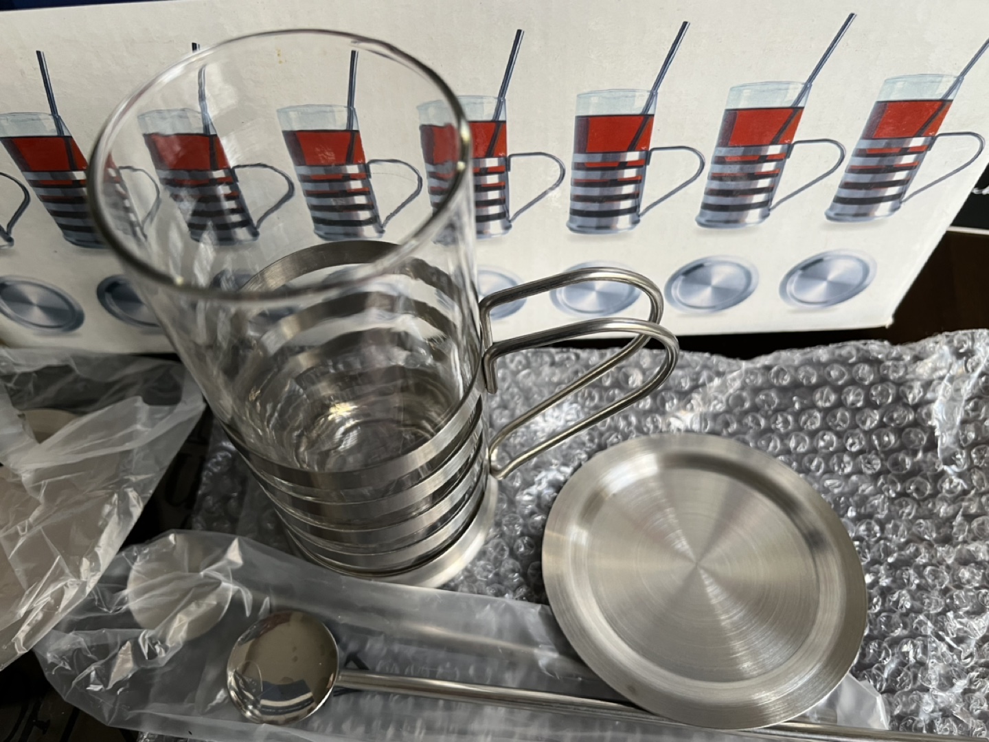 ** Brand New in Box ** coffee set (Stainless steel) image indicator(6)