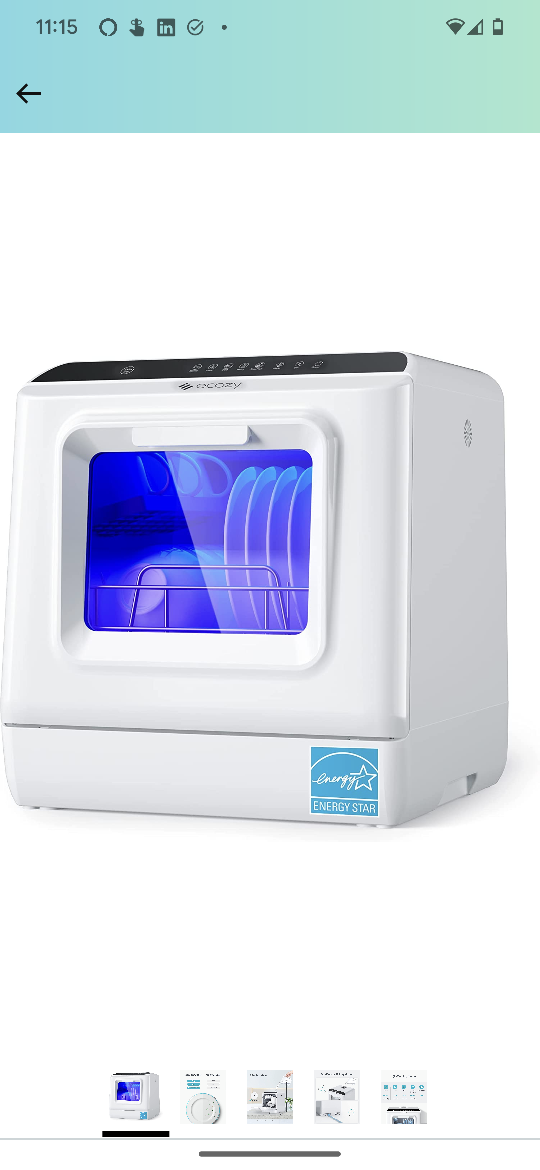 ecozy Portable Dishwasher Countertop, new thumbnail