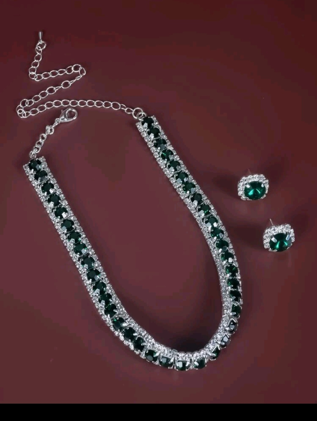 BNIB Rhinestone/ pearl necklace & others💰 image indicator(3)