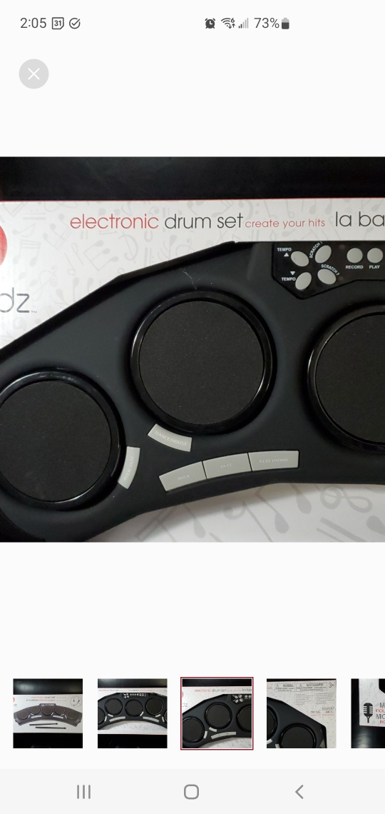 New Soundz Electronic Drum Set - photo 3