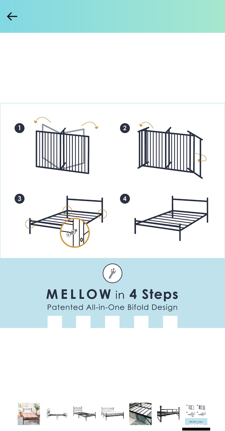 twin size bed frame - photo 3
