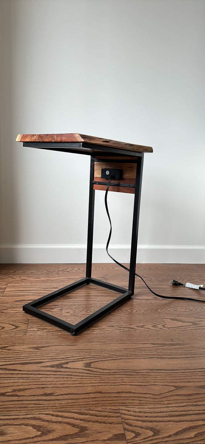 Wooden side table