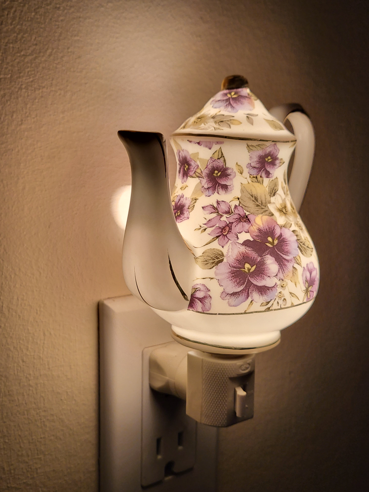 Porcelain Tea Pot Night Light  - photo 3