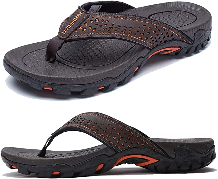 Men's Slippers Sandals Durable Lightweight Comfort Flip Flops thumbnail