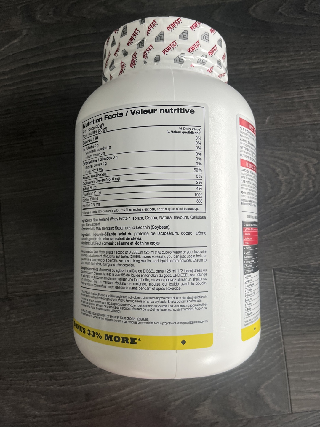 Sealed Diesel Chocolate Protein Powder image indicator(2)