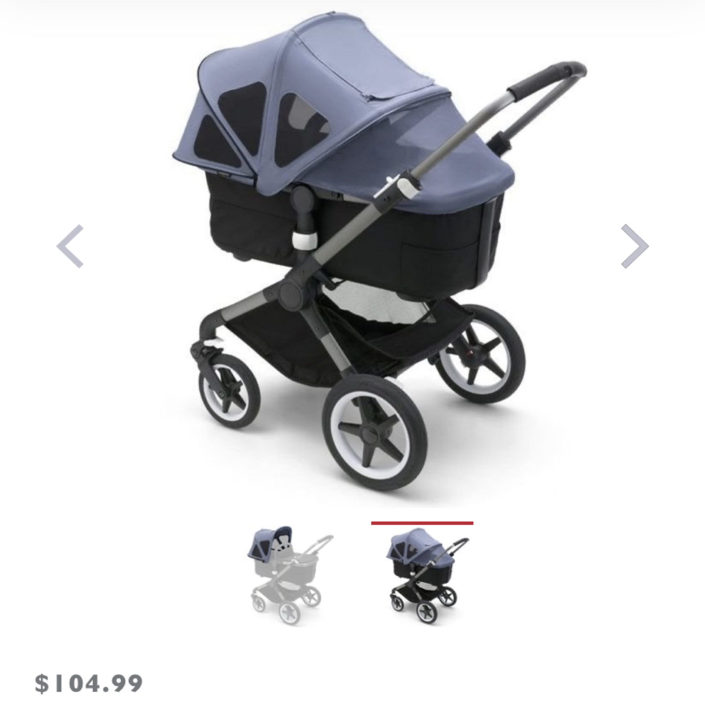 BREEZY SUN CANOPY FOR FOX/CAMELEON3/LYNX strollers #trade thumbnail