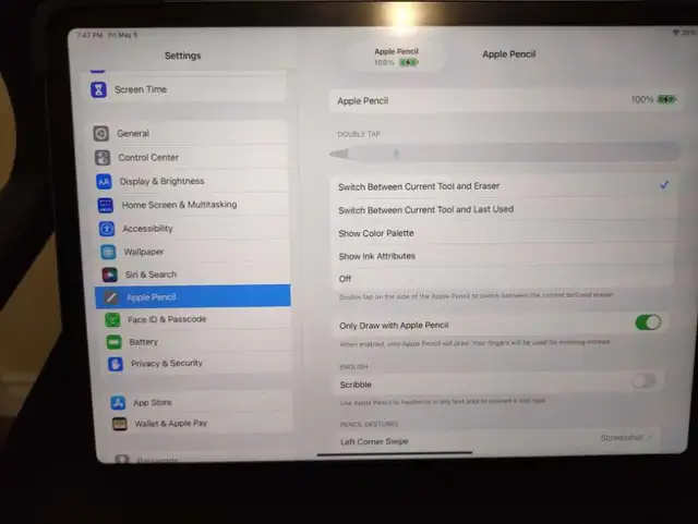 Apple pencil 2nd gen image indicator(2)