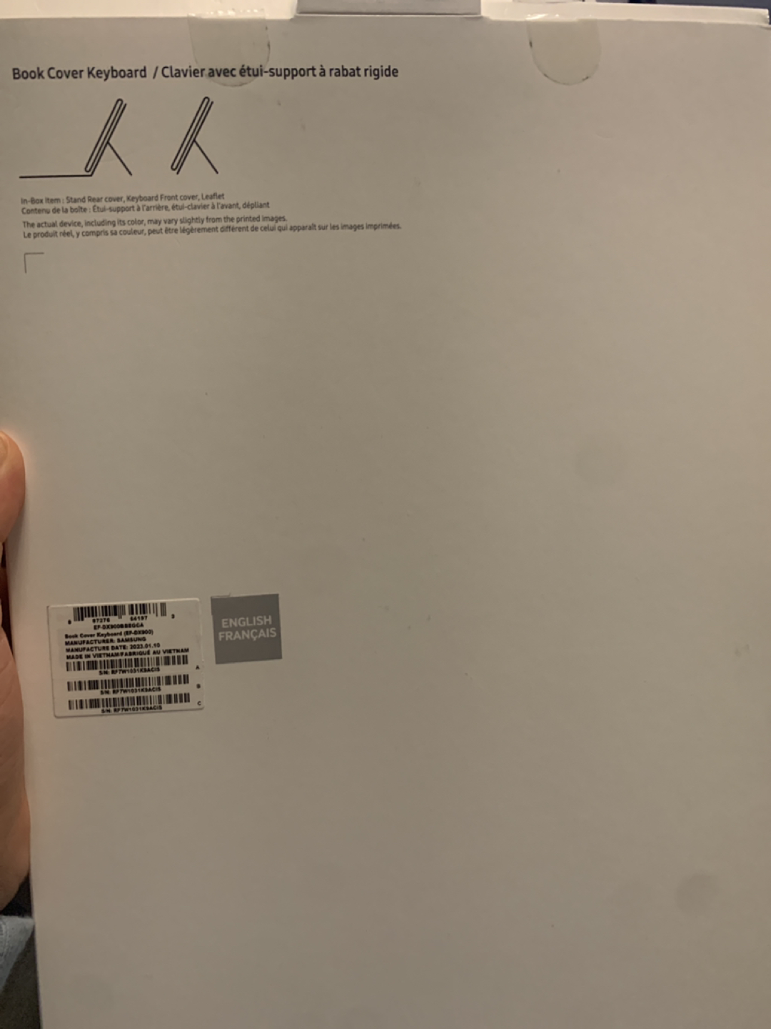 Samsung Book Cover Keyboard for Galaxy Tab S8 Ultra|S8 Ultra 5G image indicator(2)