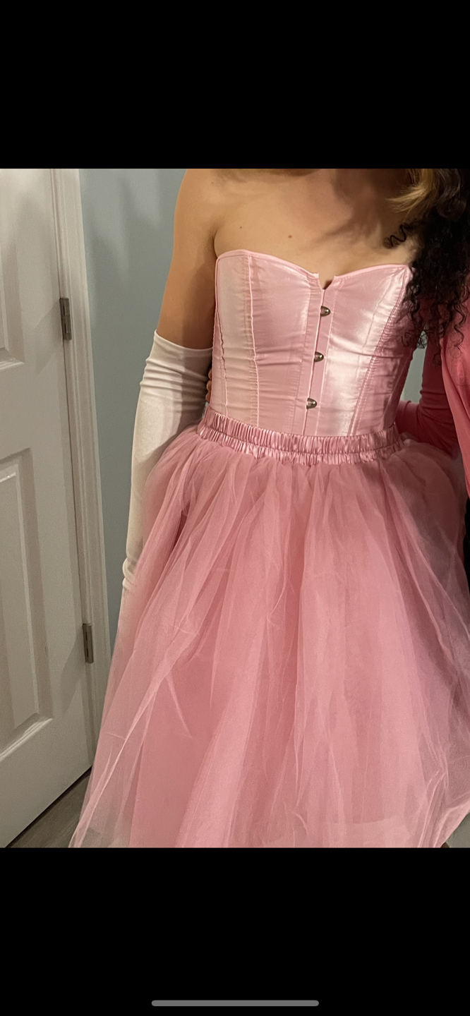 Pink corset + tutu costume size small thumbnail