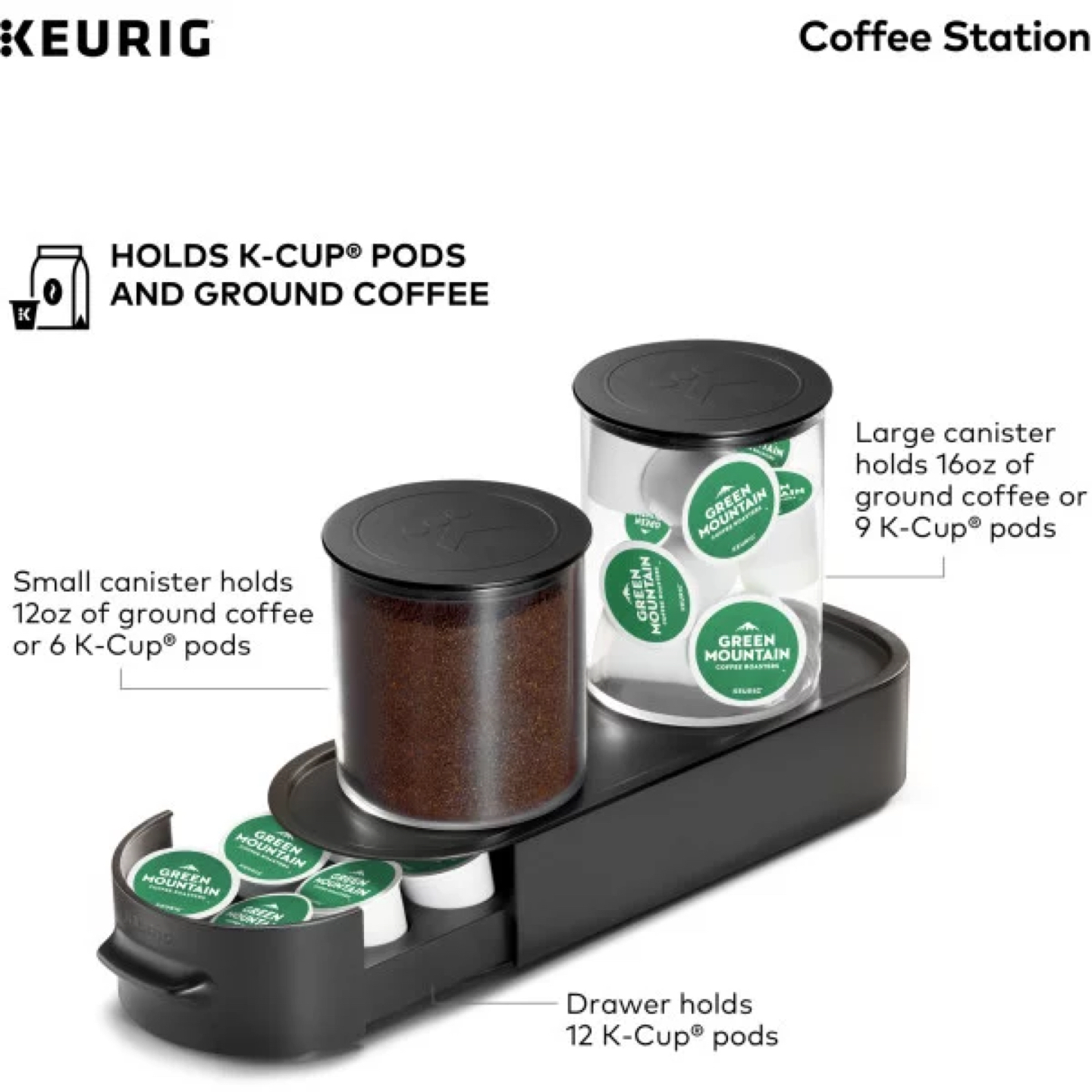 Keurig K-Cup Pod & Ground Coffee Storage Unit - photo 4