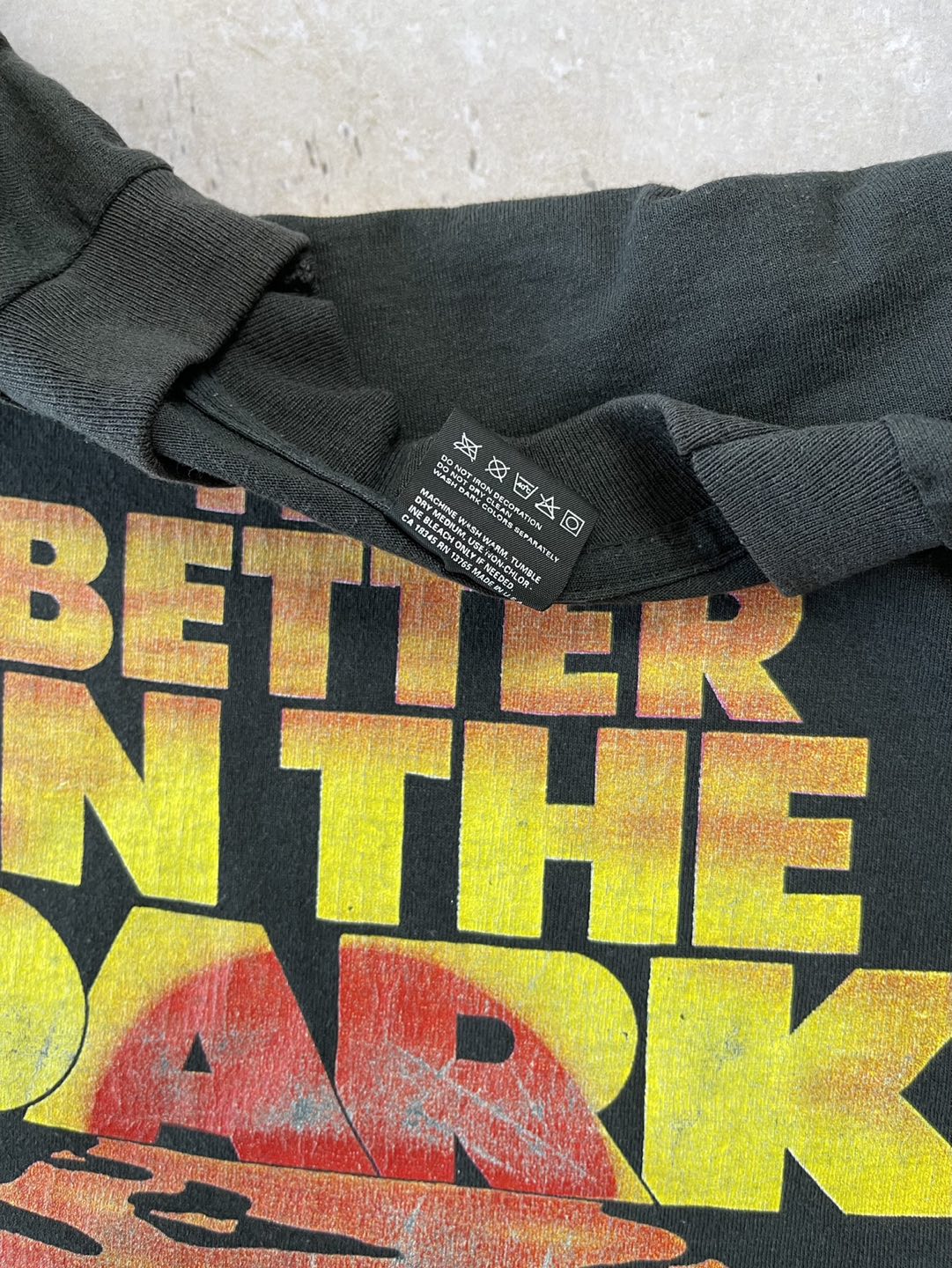 Vintage Faded Black T-shirt Myers’s Original Dark Rum image indicator(5)