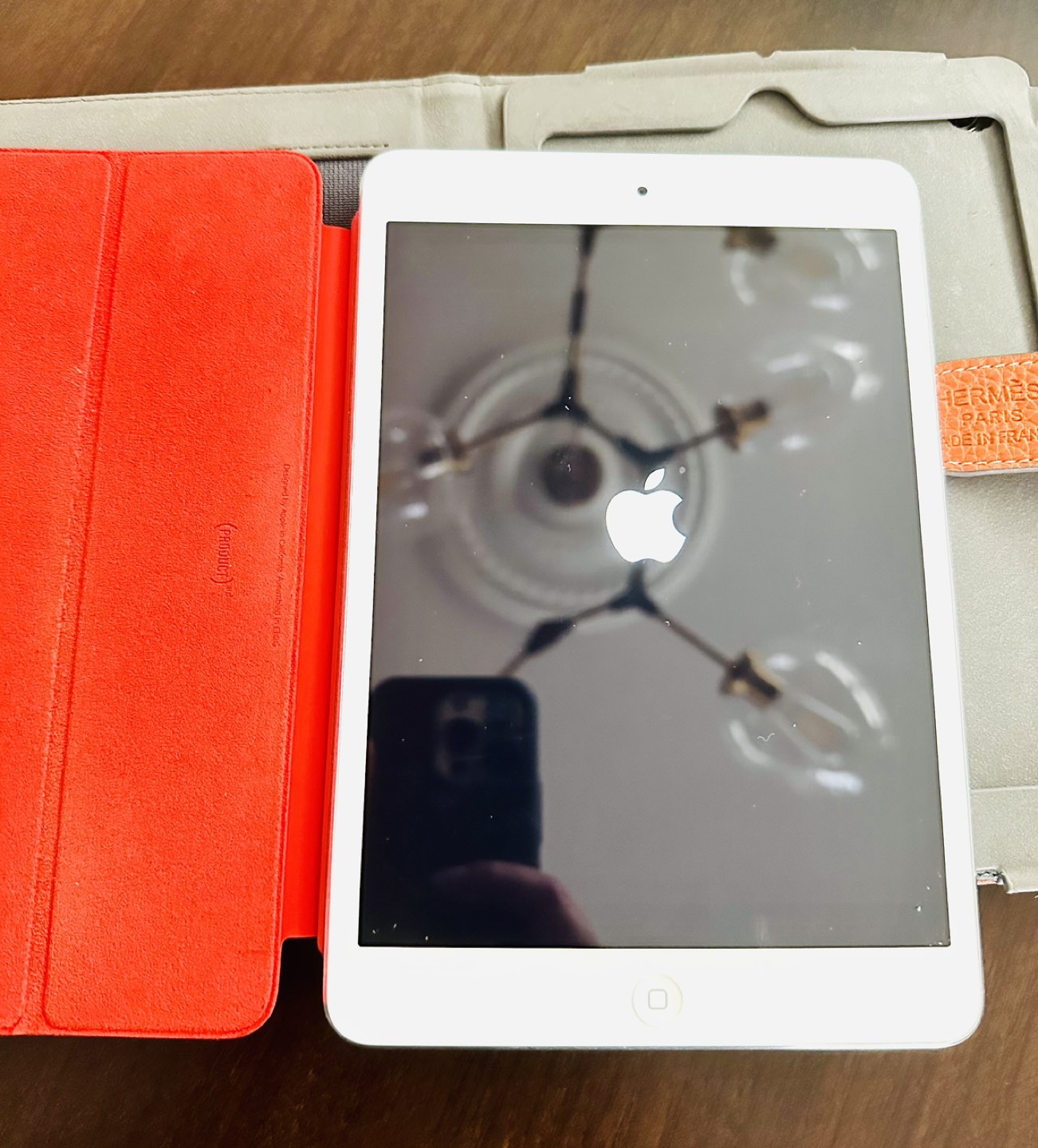 Older i Pad mini with cover and carry case