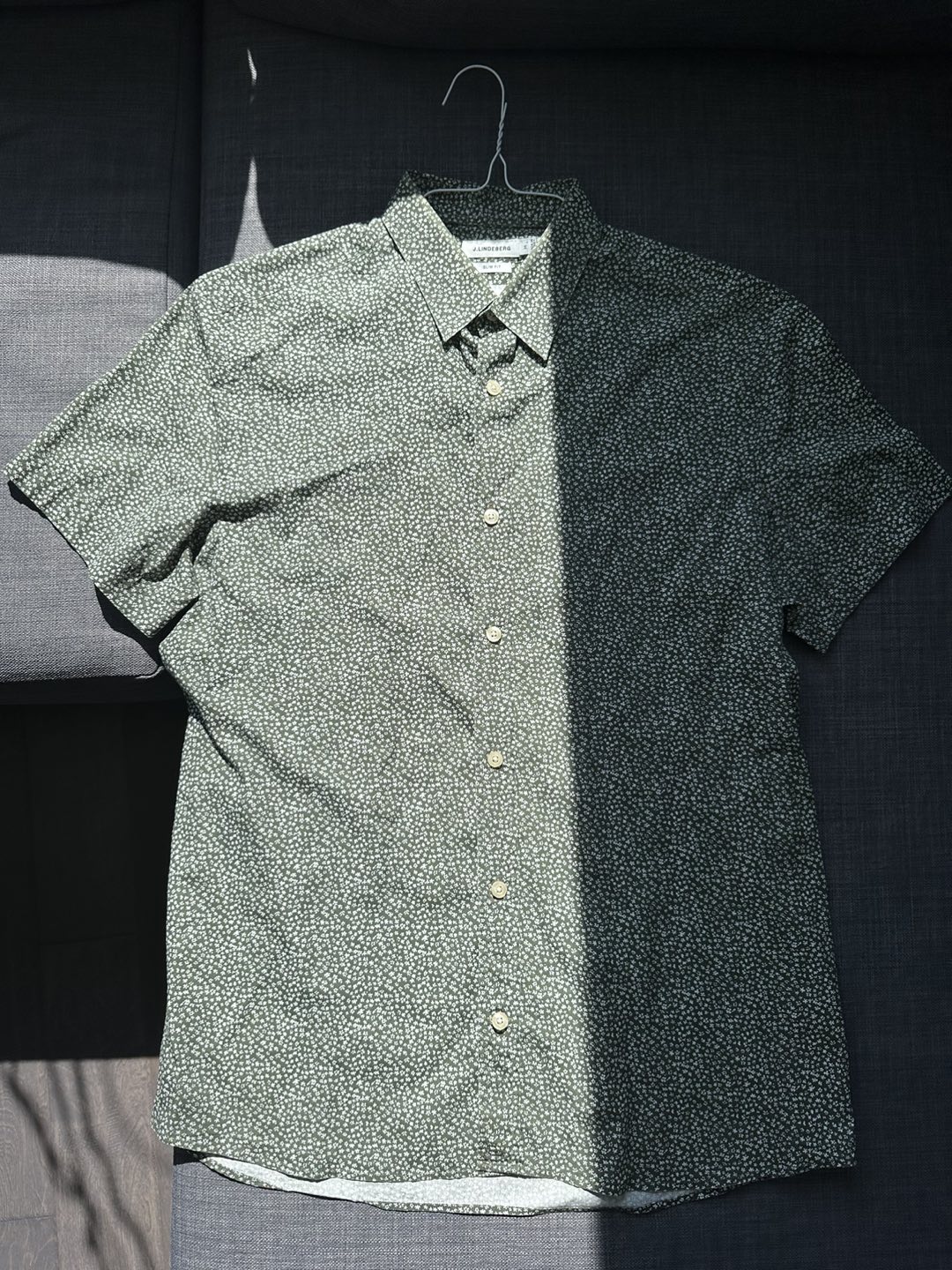 Men's Slim Fit Designer J. Lindeberg Short-Sleeve Shirt - photo 2