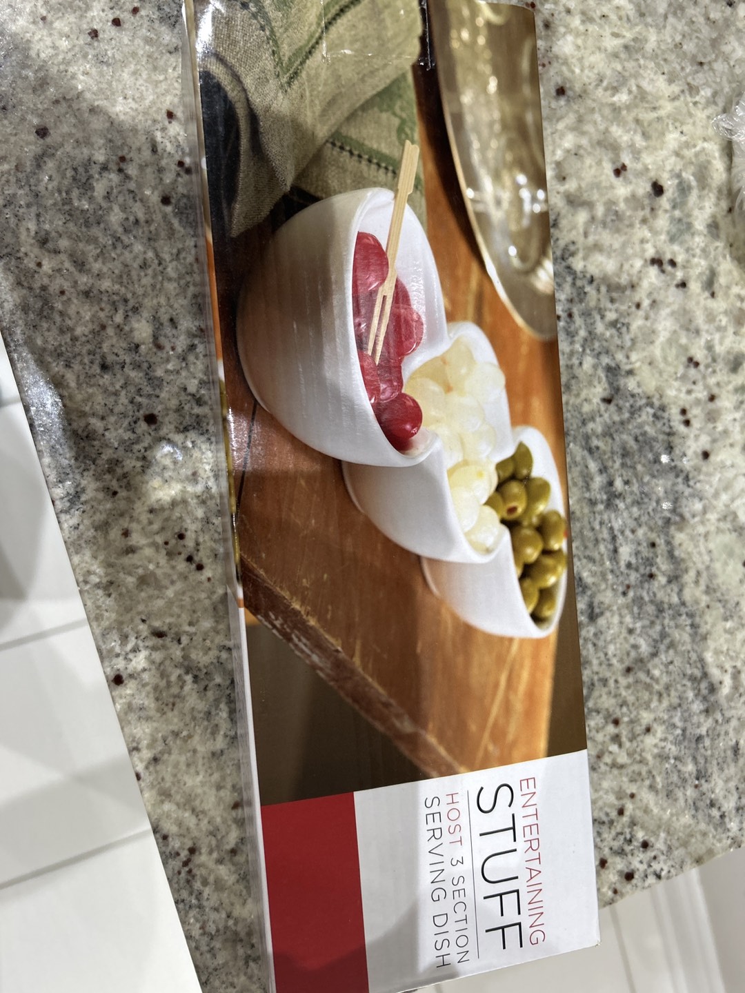 3 section Serving dish
