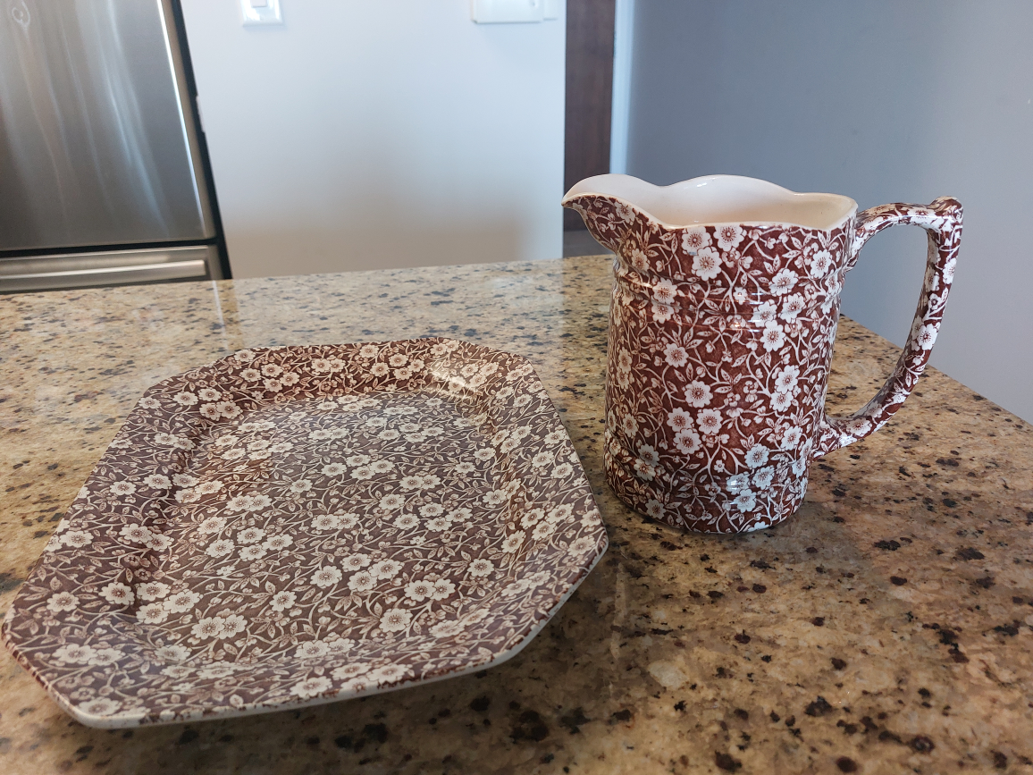 Vintage Calico Pitcher Set - photo 2