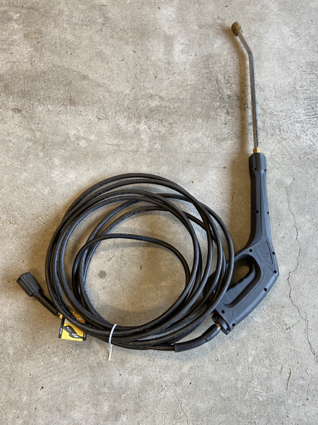 Gas pressure washer gun & hose image indicator(4)
